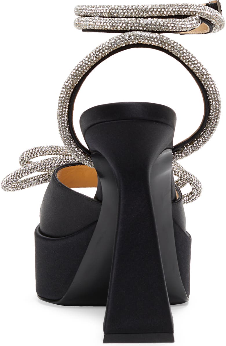 Mach & Mach Double Bow Platform Sandal, Alternate, color,