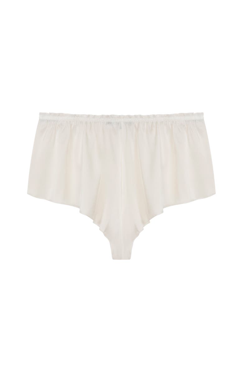 House Of Silk Silk Frilled Bridal Set, Alternate, color, White