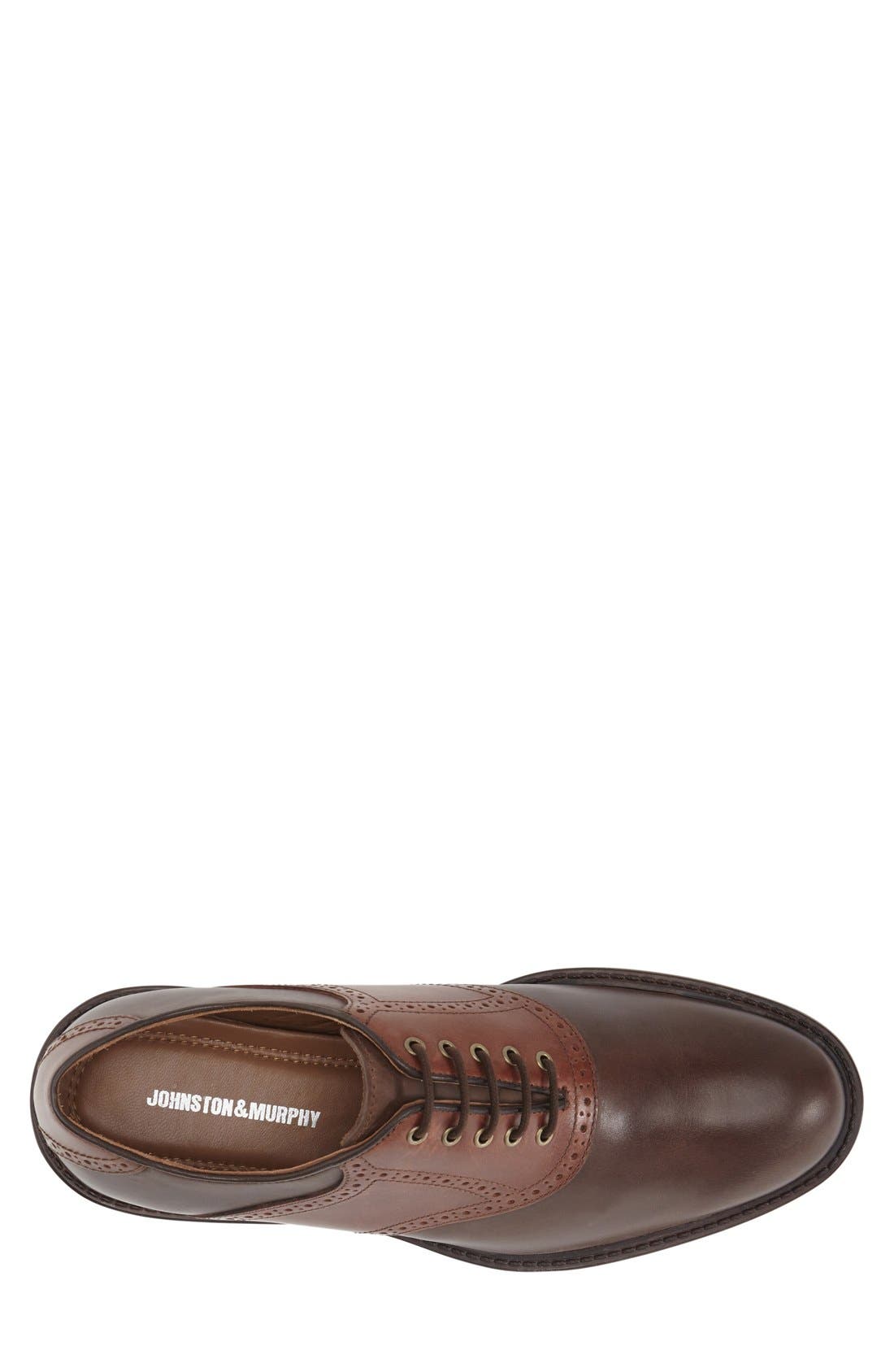 Johnston & Murphy 'Tabor' Saddle Shoe, Alternate, color, 