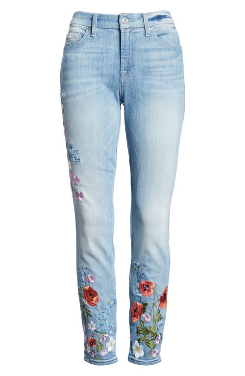 7 For All Mankind ® The Ankle Skinny Jeans In Blue