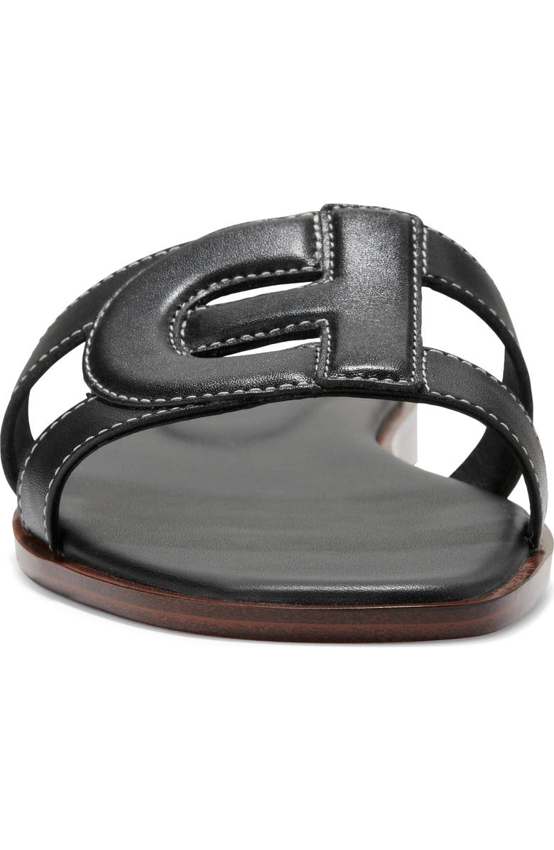 Cole Haan Chrisee Slide Sandal, Alternate, color, Black Leather