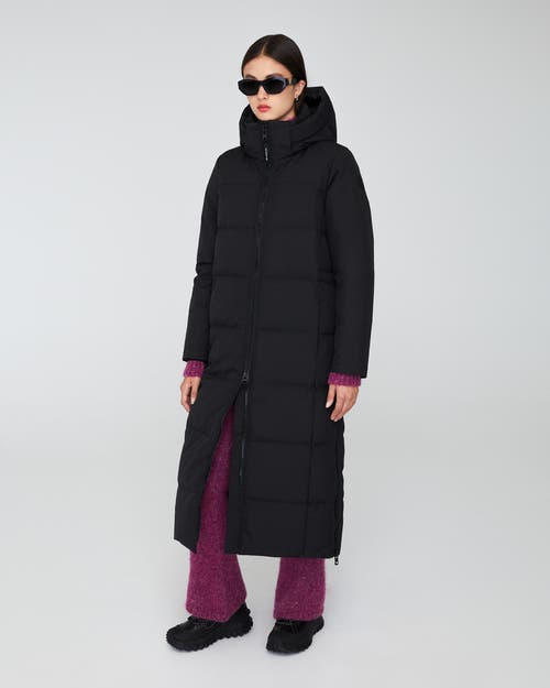 Quartz Co. Sofia 2.0 | Hooded Down Winter Jacket In Black