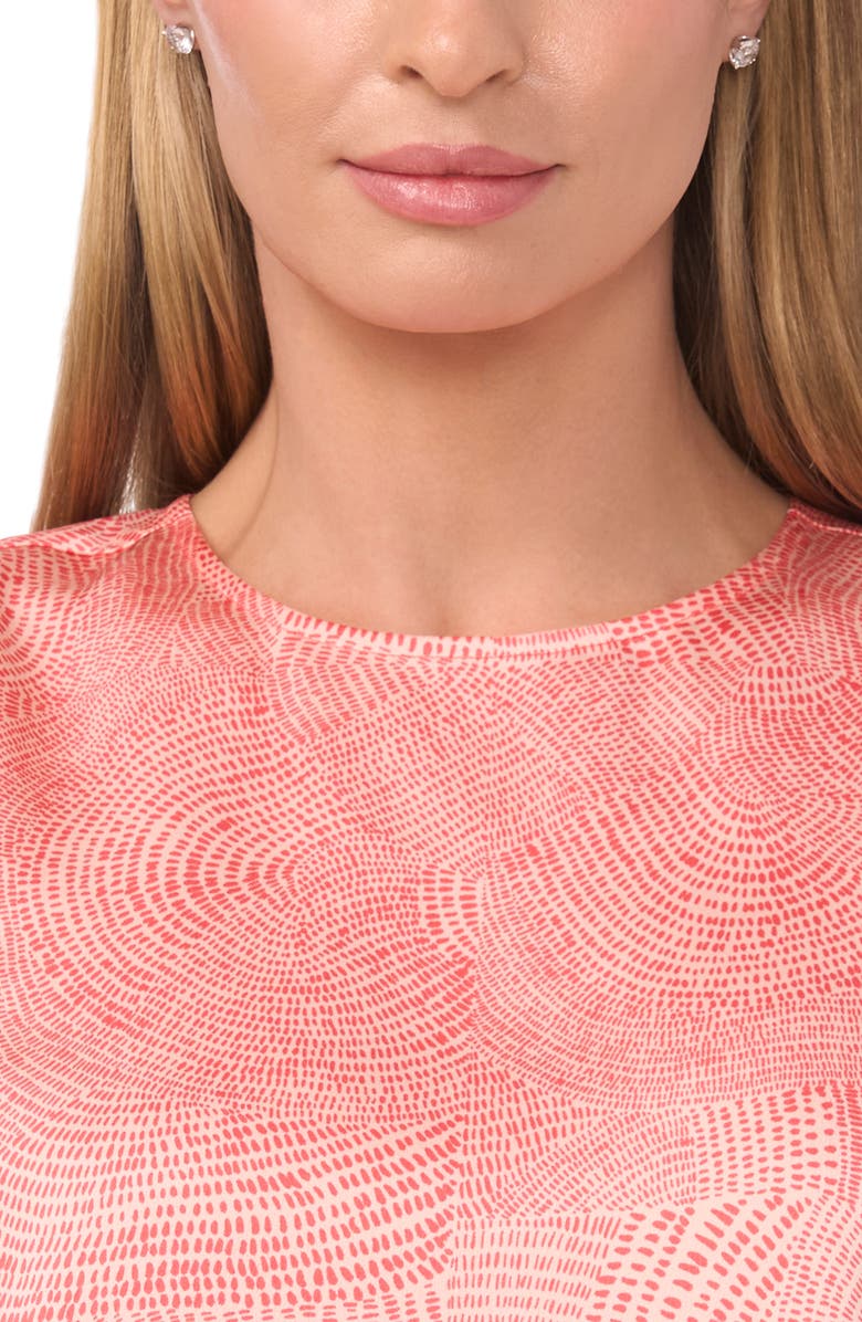 Halogen<sup>®</sup> Geo Print Shell, Alternate, color, Grenadine