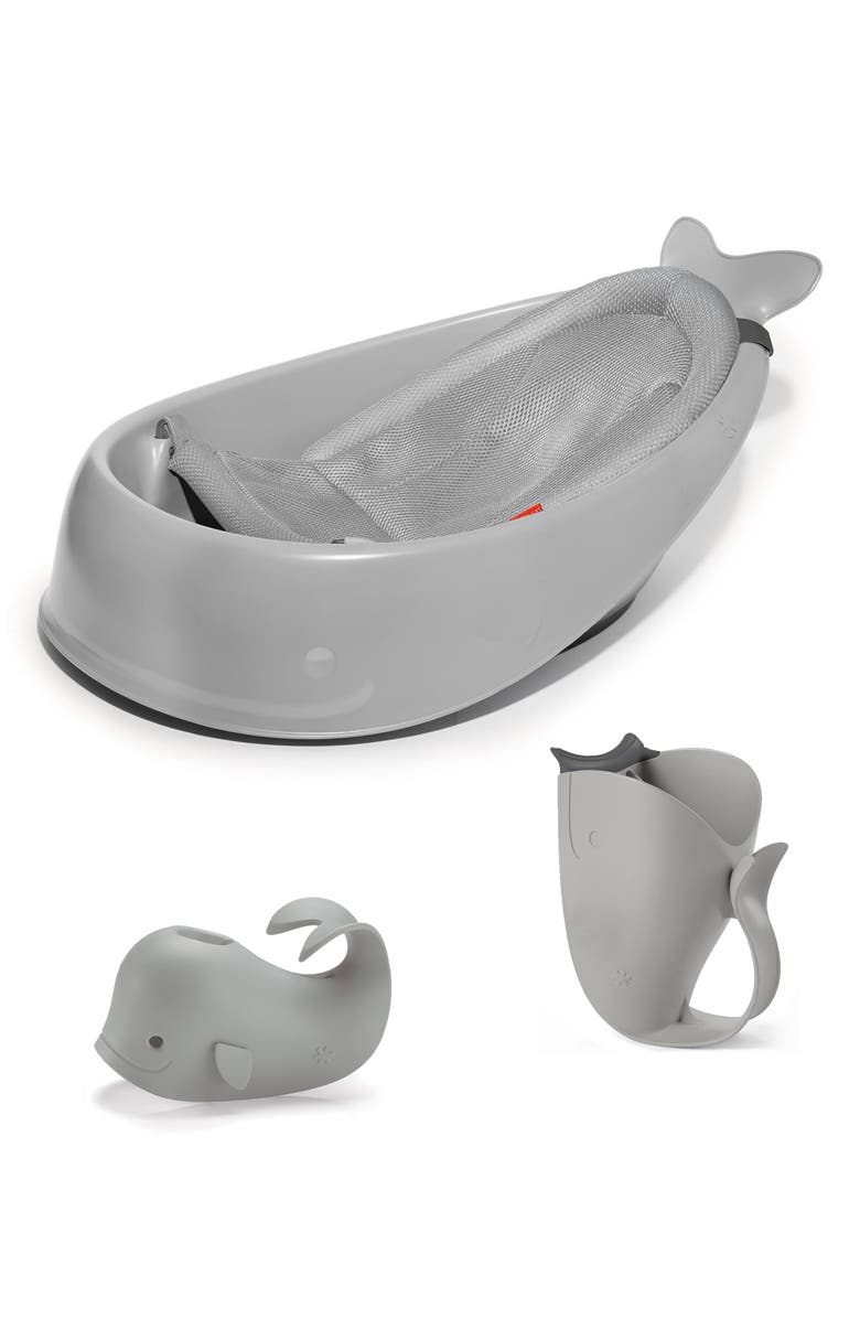 Skip Hop Moby Bathtub Bundle, Main, color, Grey