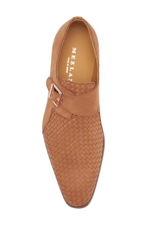 Mezlan Ayllon Monk Strap Loafer In Cognac