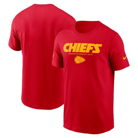 Men's Nike Red Kansas City Chiefs Sideline Performance T-Shirt