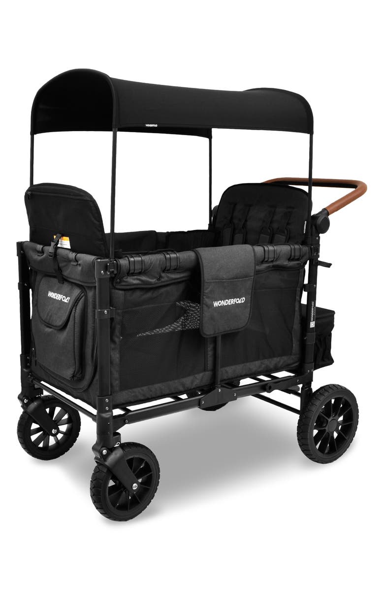 WonderFold W4 Luxe 4-Passenger Multifunctional Stroller Wagon, Main, color,