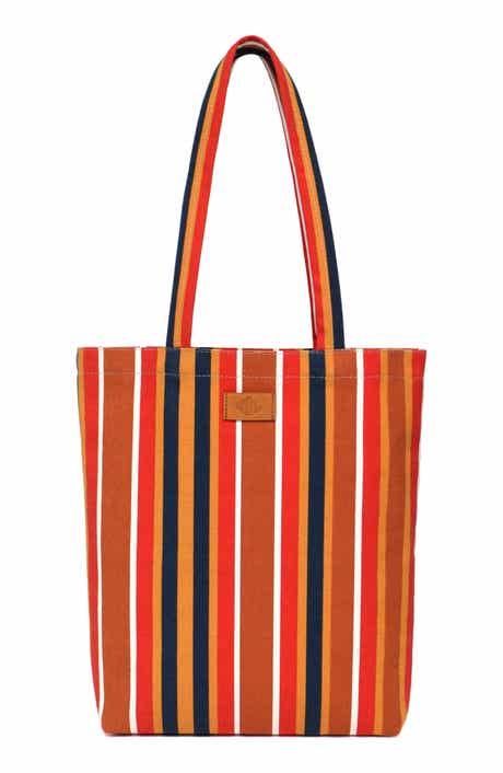 Eden Stripe Canvas Tote