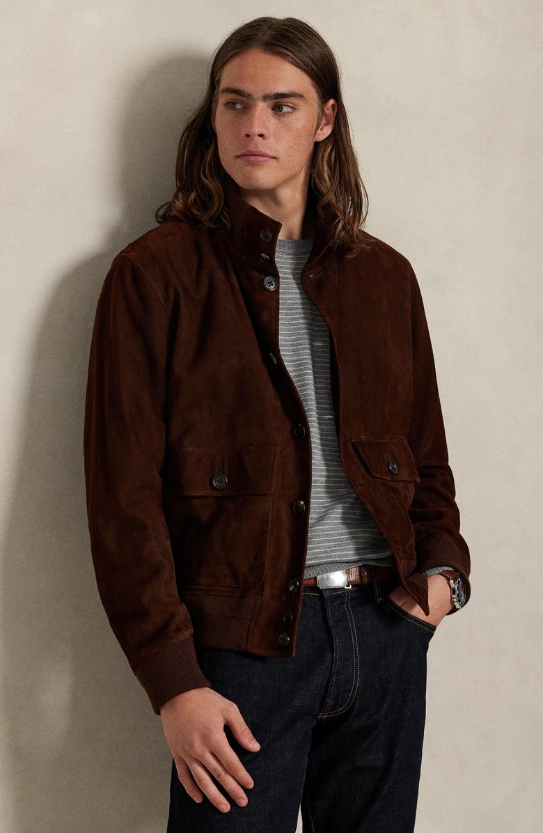 Polo Ralph Lauren Pinstripe Washable Wool Crewneck Sweater, Alternate, color, Grey Combo