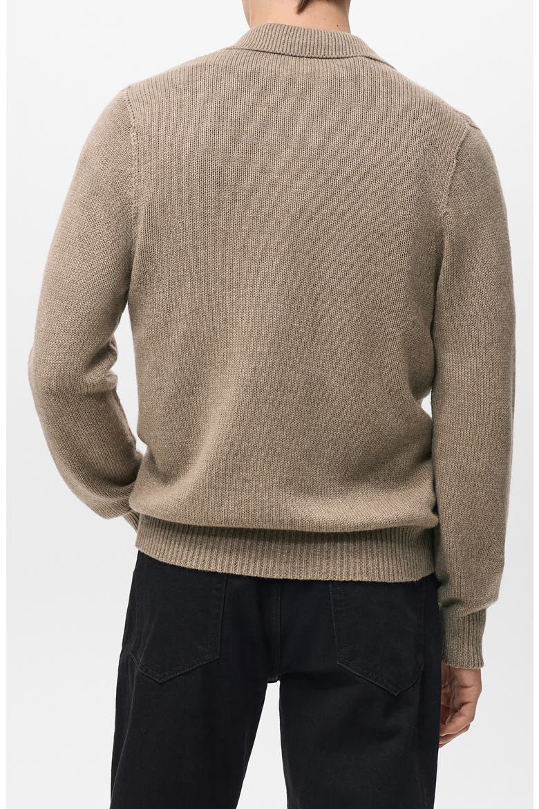 Wool Blend Cardigan, Alternate, color, BEIGE
