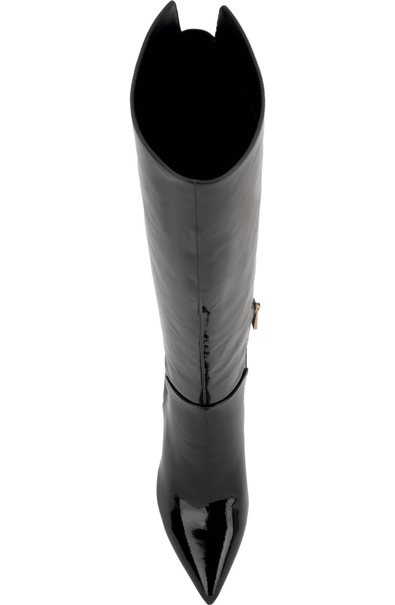 Jessica Simpson Earon Pointed Toe Over the Knee Boot, Alternate, color, Black Patent