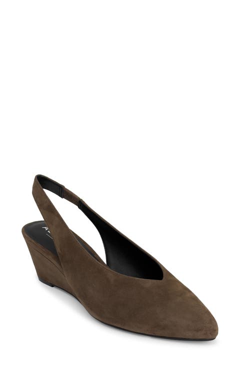 Carmenza Suede Slingback Pump (Women)