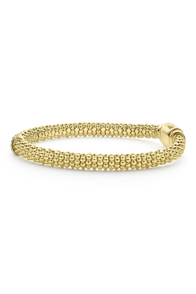 Embrace Pavé Diamond Bracelet, Alternate, color, GOLD METALLIC