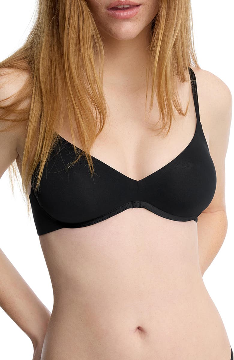 Skarlett Blue Insider Seamless Underwire Bra, Alternate, color, Black