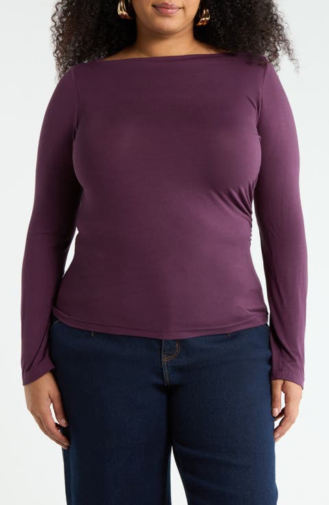 Boat Neck Top (Plus)