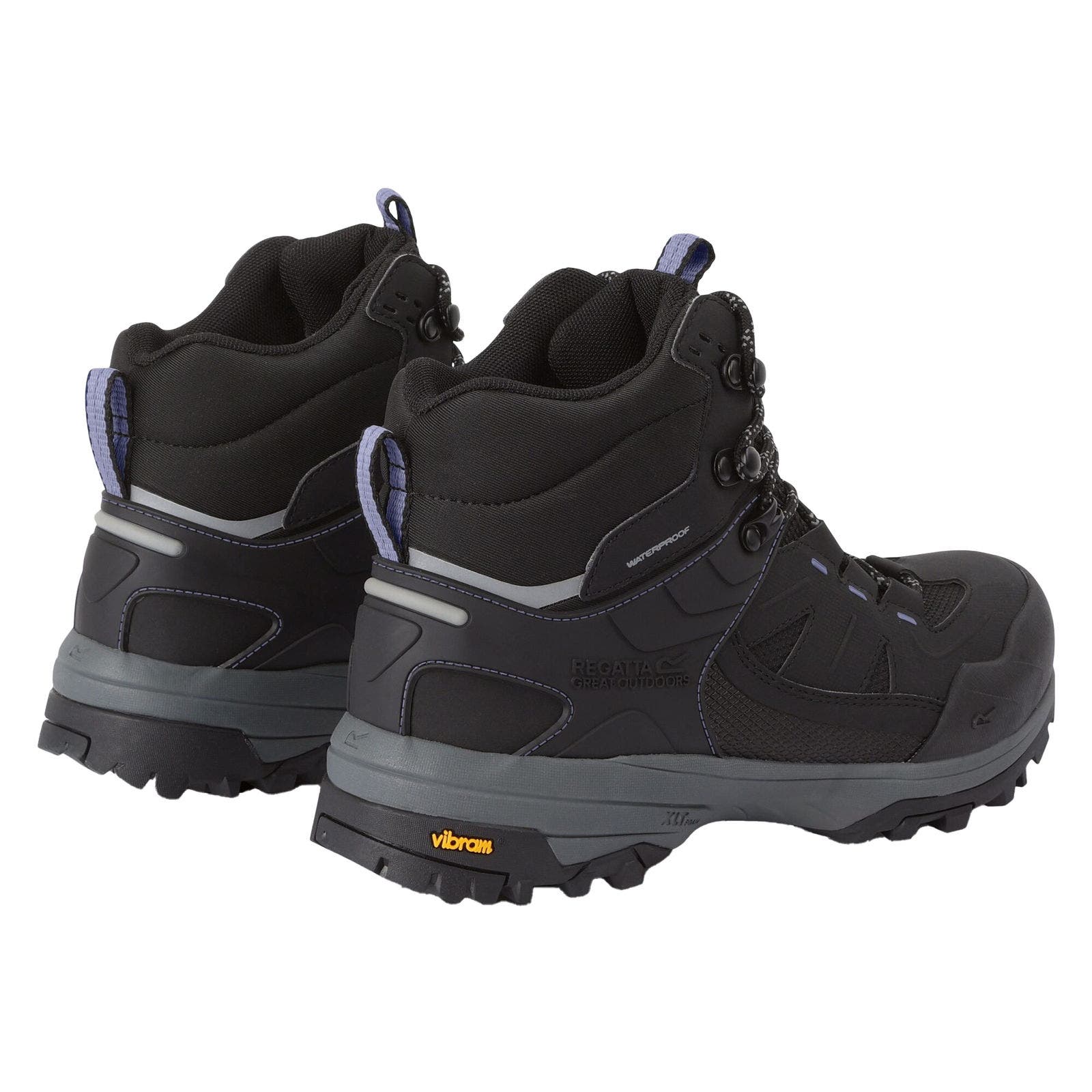Regen Walking Boots, Alternate, color, Black and Lilac Bloom