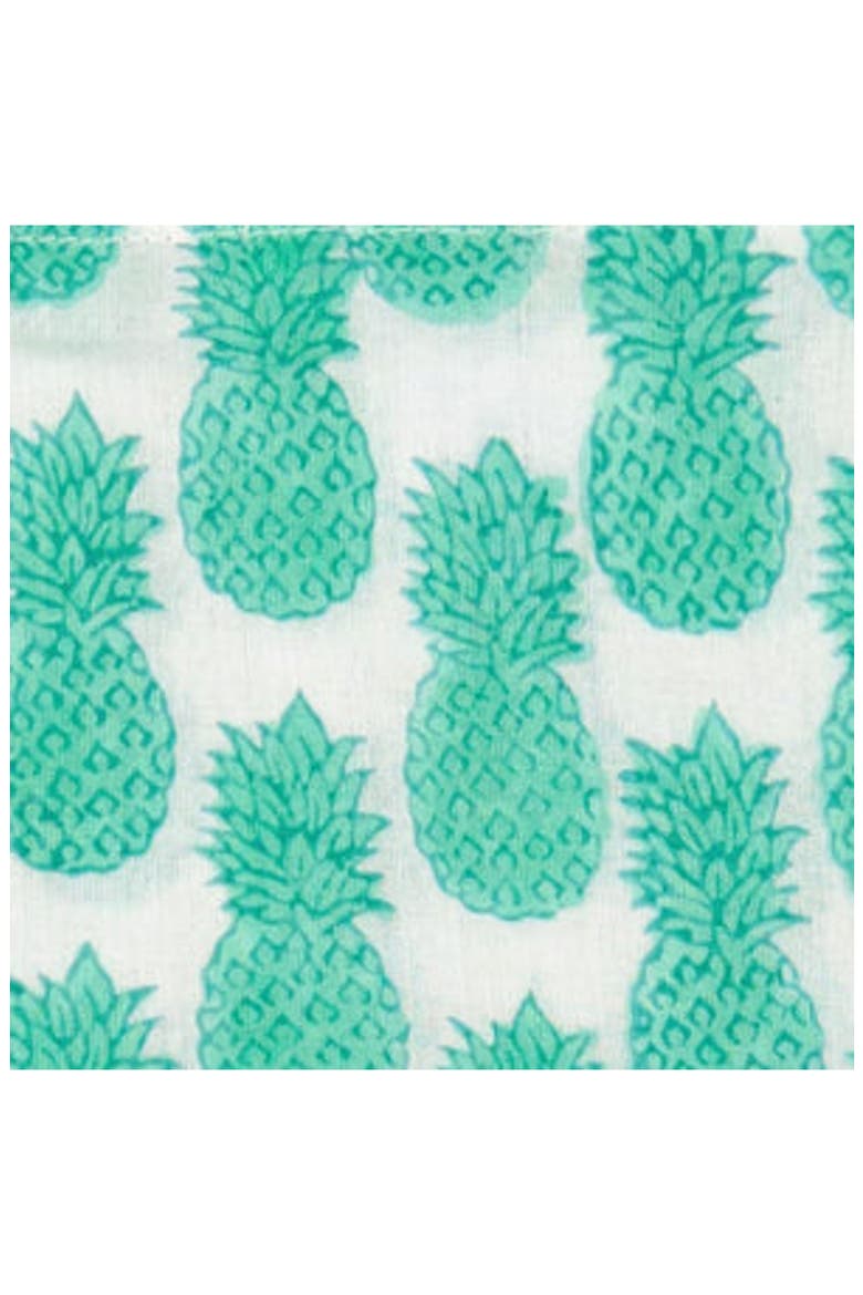 Zoe Baby Romper Pineapple Crush Lagoon, Alternate, color, Pineapple Crush Lagoon