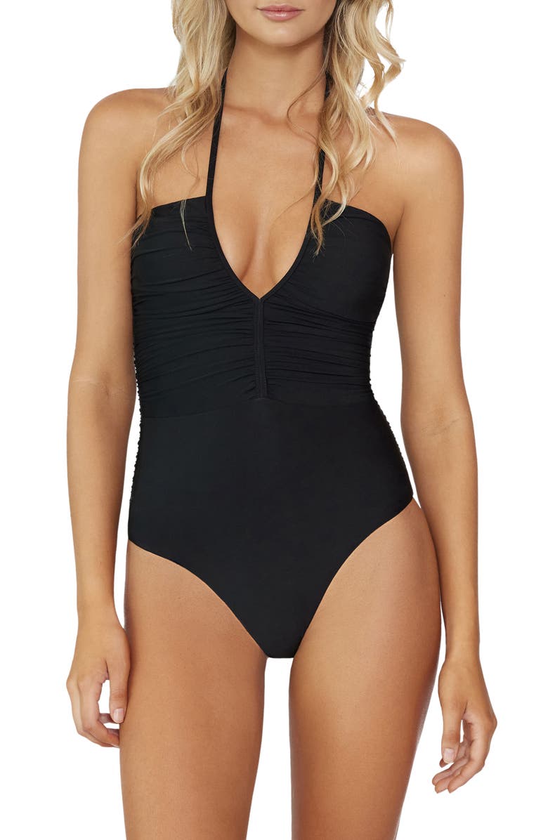 PQ SWIM Josie Halter One-Piece Swimsuit, Main, color,