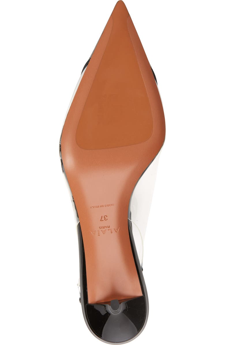 Alaïa Love Heart Kitten Heel Slingback Pump, Alternate, color,