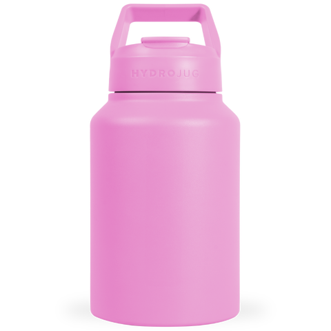 Sport Half Gallon Water Bottle with Straw 64oz, Leakproof Insulated Tumbler for Gym or Outdoor