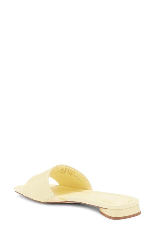 Nordstrom Babette Slide Sandal In Yellow Pastel
