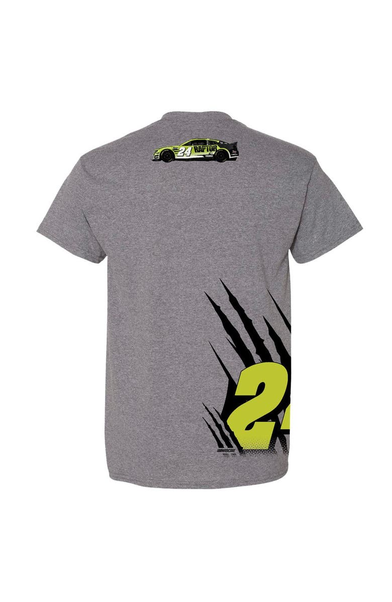 HENDRICK MOTORSPORTS TEAM COLLECTION Men's Hendrick Motorsports Team Collection  Heather Charcoal William Byron  Raptor T-Shirt, Alternate, color, 