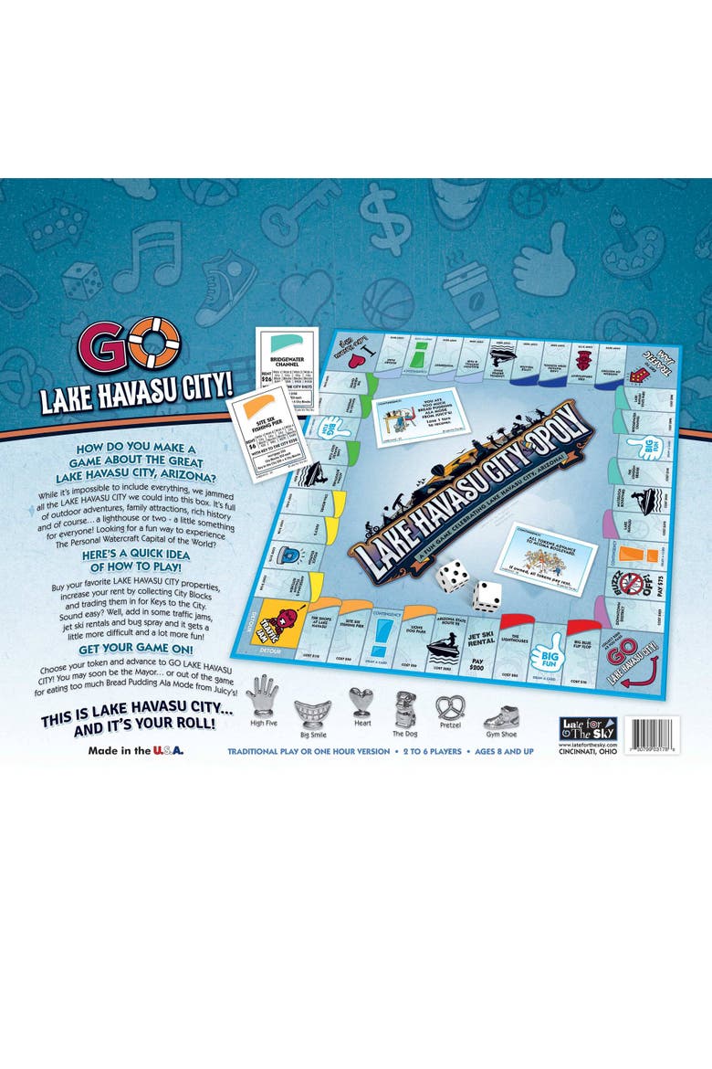 Lake Havasu City Opoly Board Game, Alternate, color, Multicolored