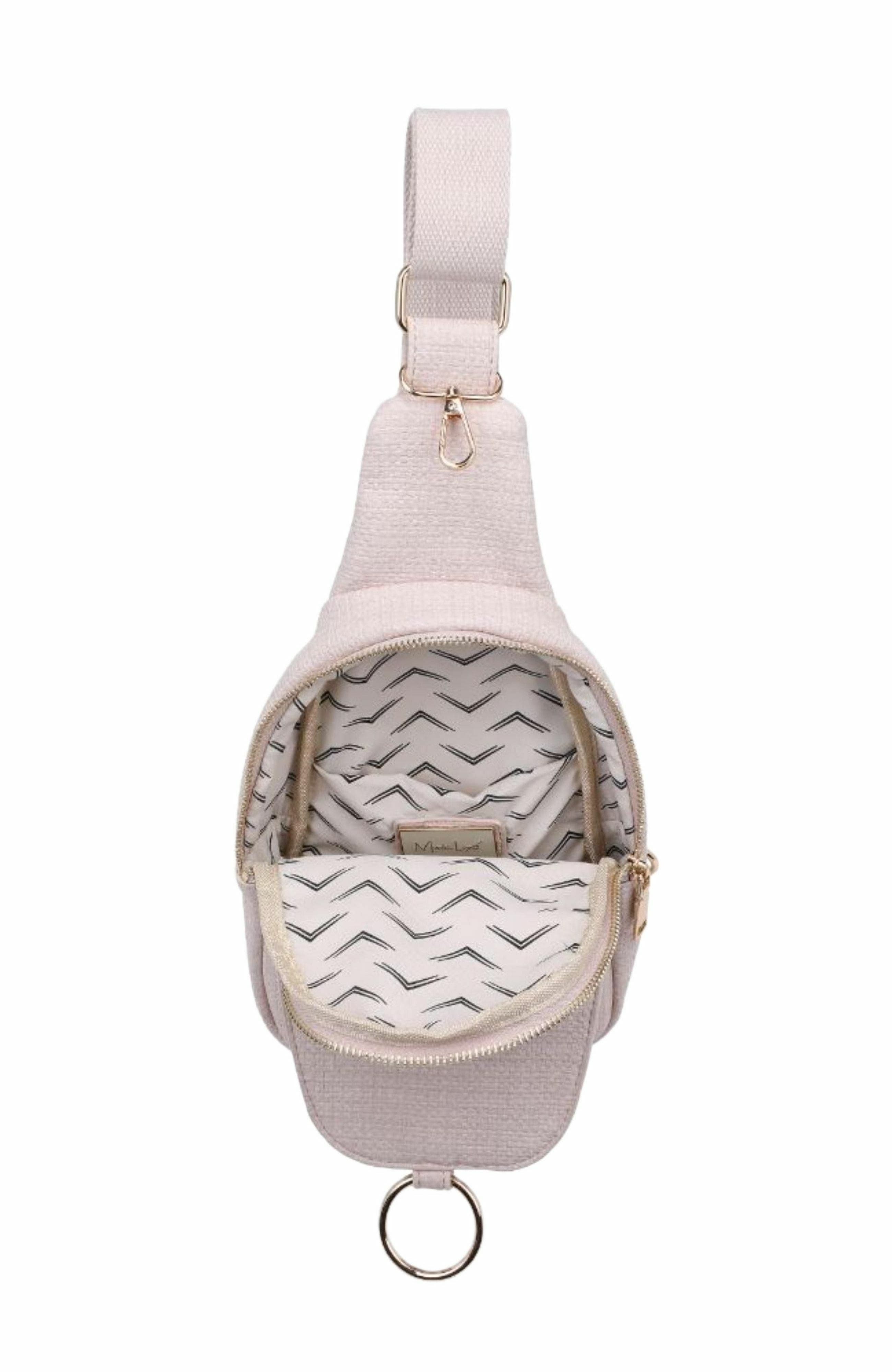 MODA LUXE Regina - Coated Canvas Sling Backpack, Alternate, color, 