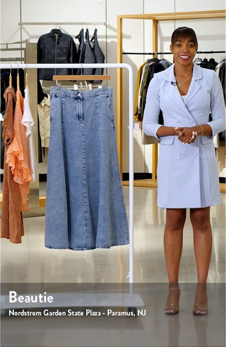A-Line Denim Skirt, sales video thumbnail