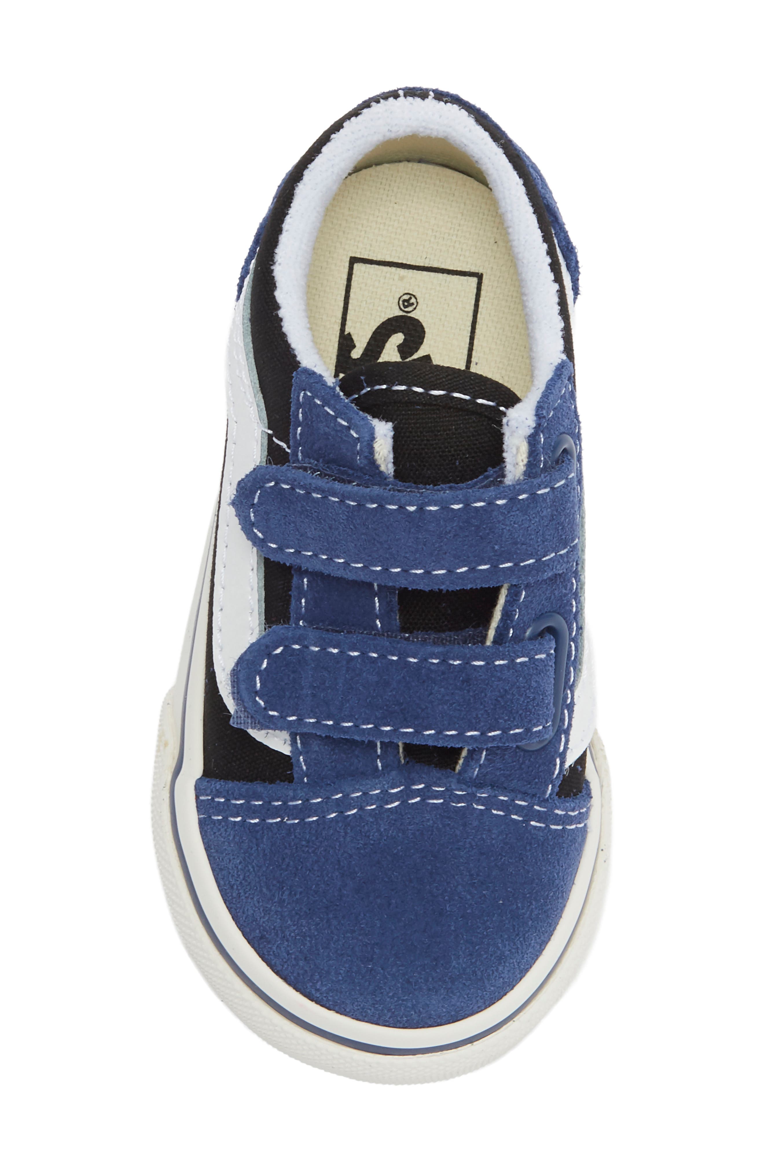 Kids' Old Skool V Sneaker, Alternate, color, NAVY BLACK
