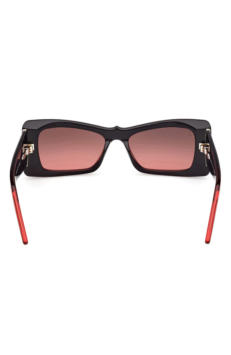 Christian Louboutin 54mm Butterfly Sunglasses, Alternate, color, 