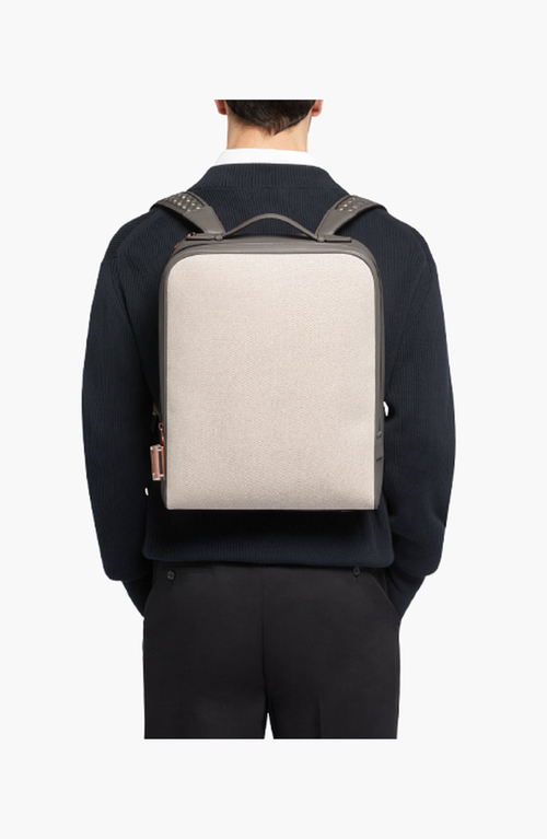 Aviteur Cristallo Maxi Backpack In Gray