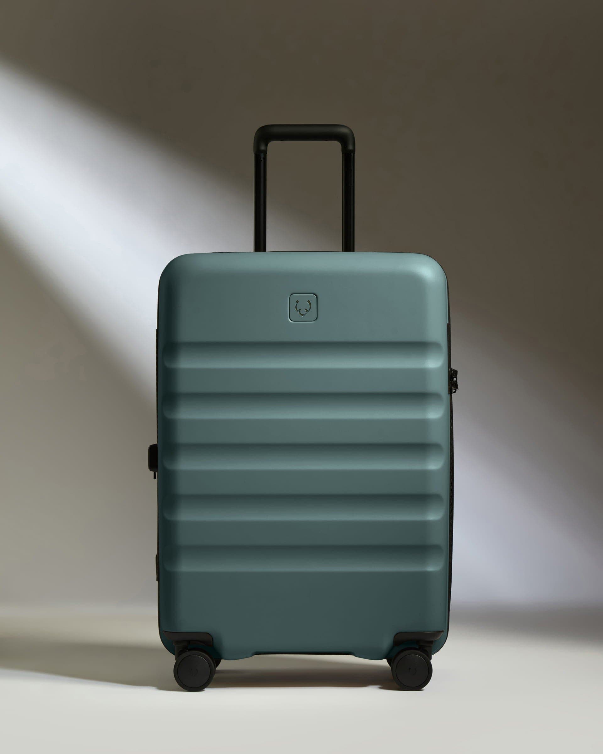ANTLER Icon Stripe Medium Luggage, Alternate, color, Glade Blue