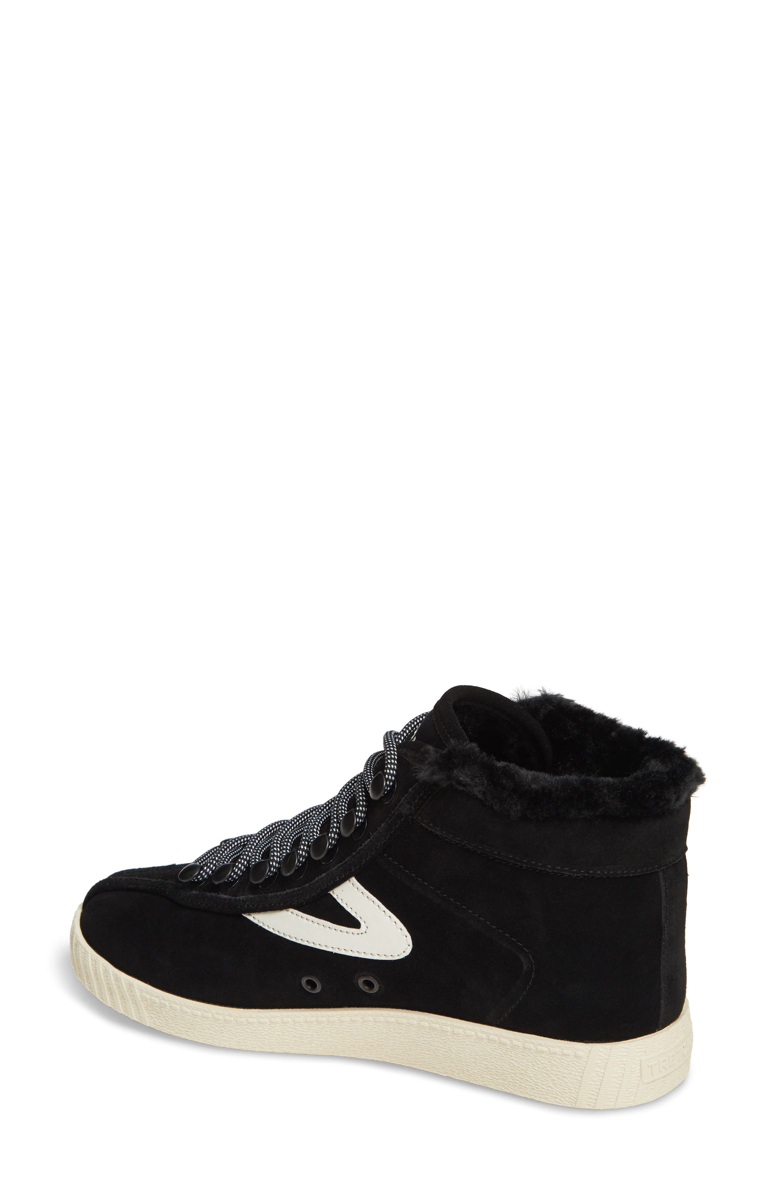 Tretorn Nylite Hi 50 Faux Fur Lined High Top Sneaker, Alternate, color, 