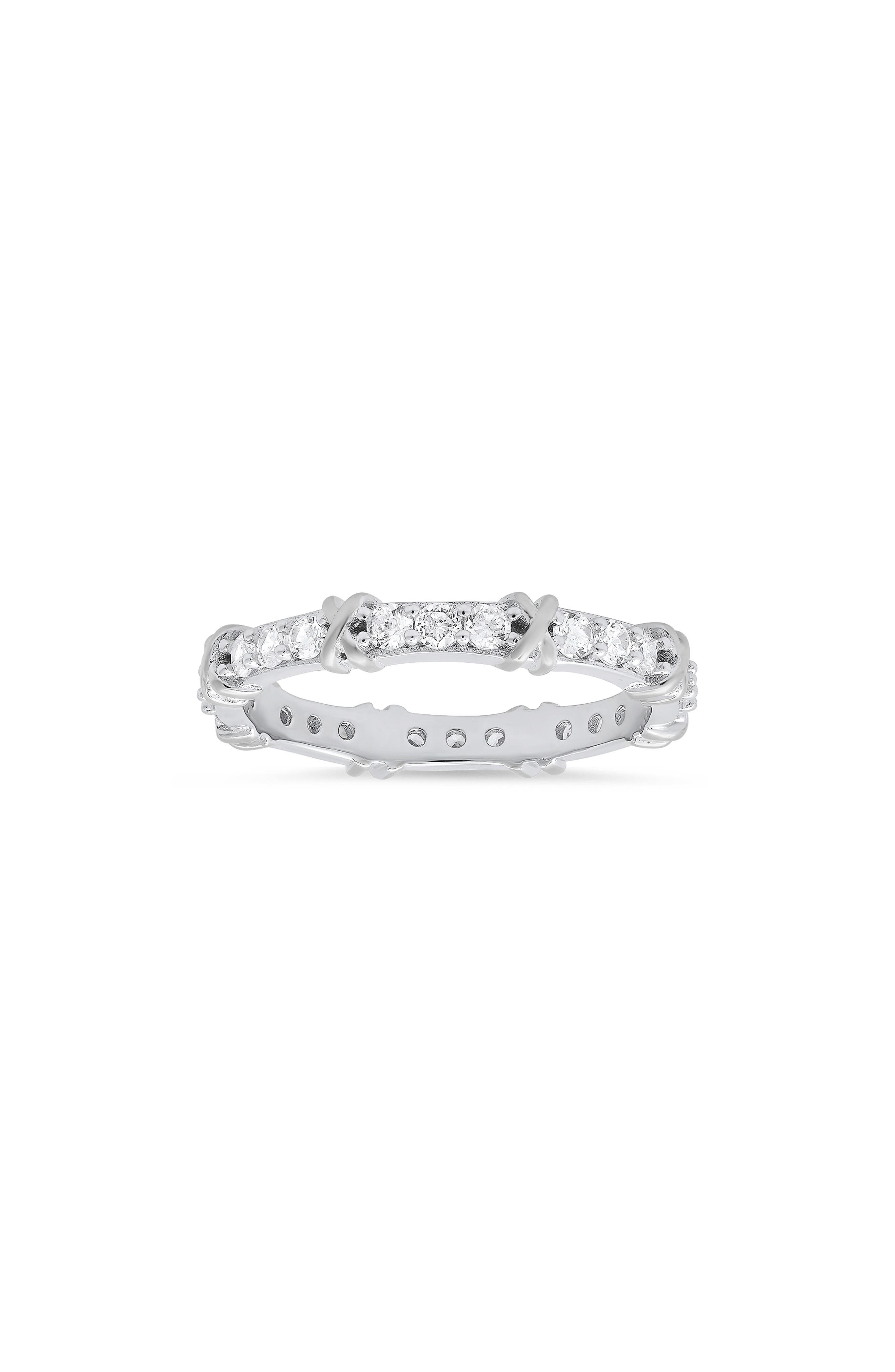 Queen Jewels Cubic Zirconia Stacking Ring