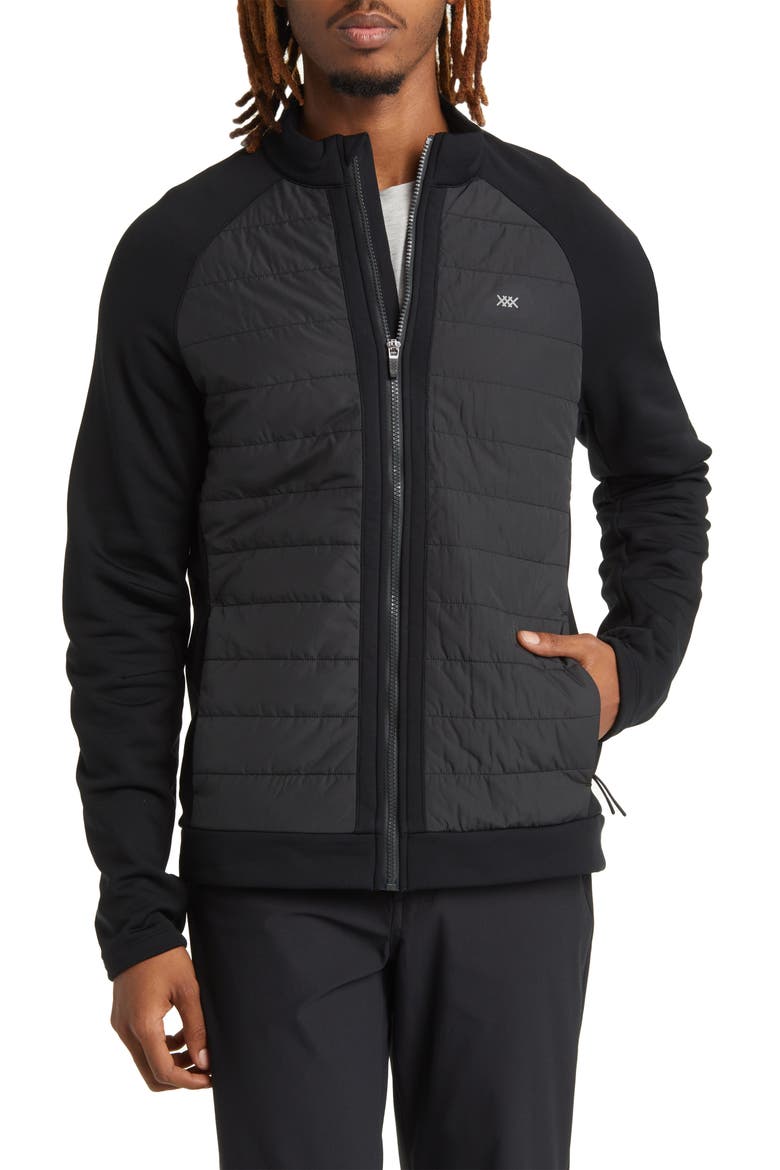 Alpine Insulated Water Resistant Active Jacket, Alternate, color, BLACK