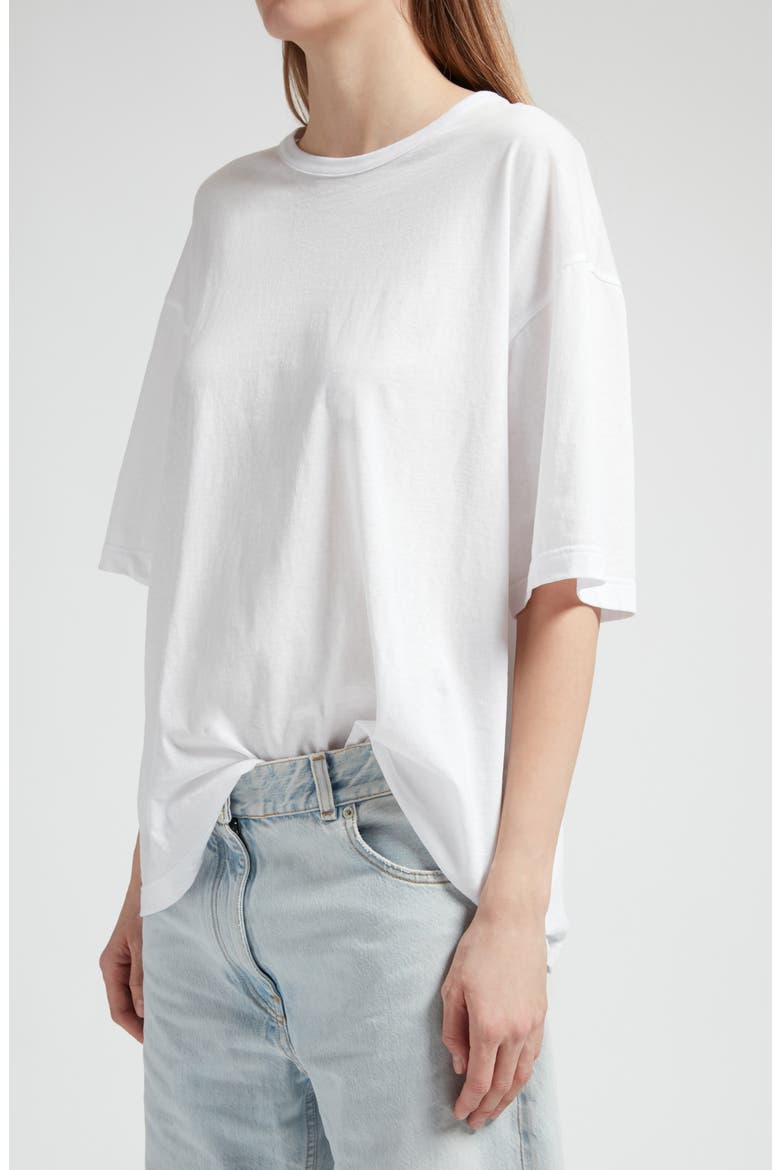 Steven Oversize Cotton T-Shirt, Alternate, color, WHITE