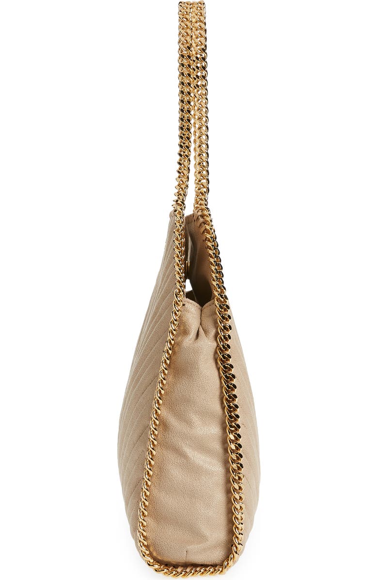 Stella McCartney Small Falabella Shaggy Deer Faux Leather Tote, Alternate, color,