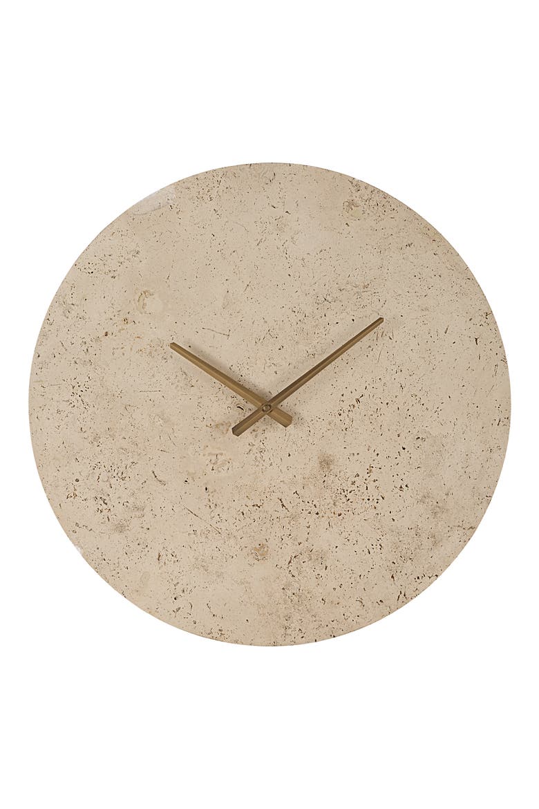 Fusion Natural Wall Clock, Main, color, NO COLOR