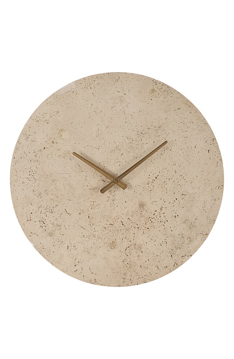 Renwil Fusion Natural Wall Clock, Main, color,