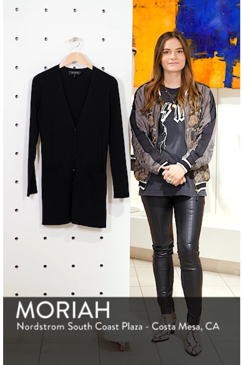 Flat Rib Knit Cardigan video