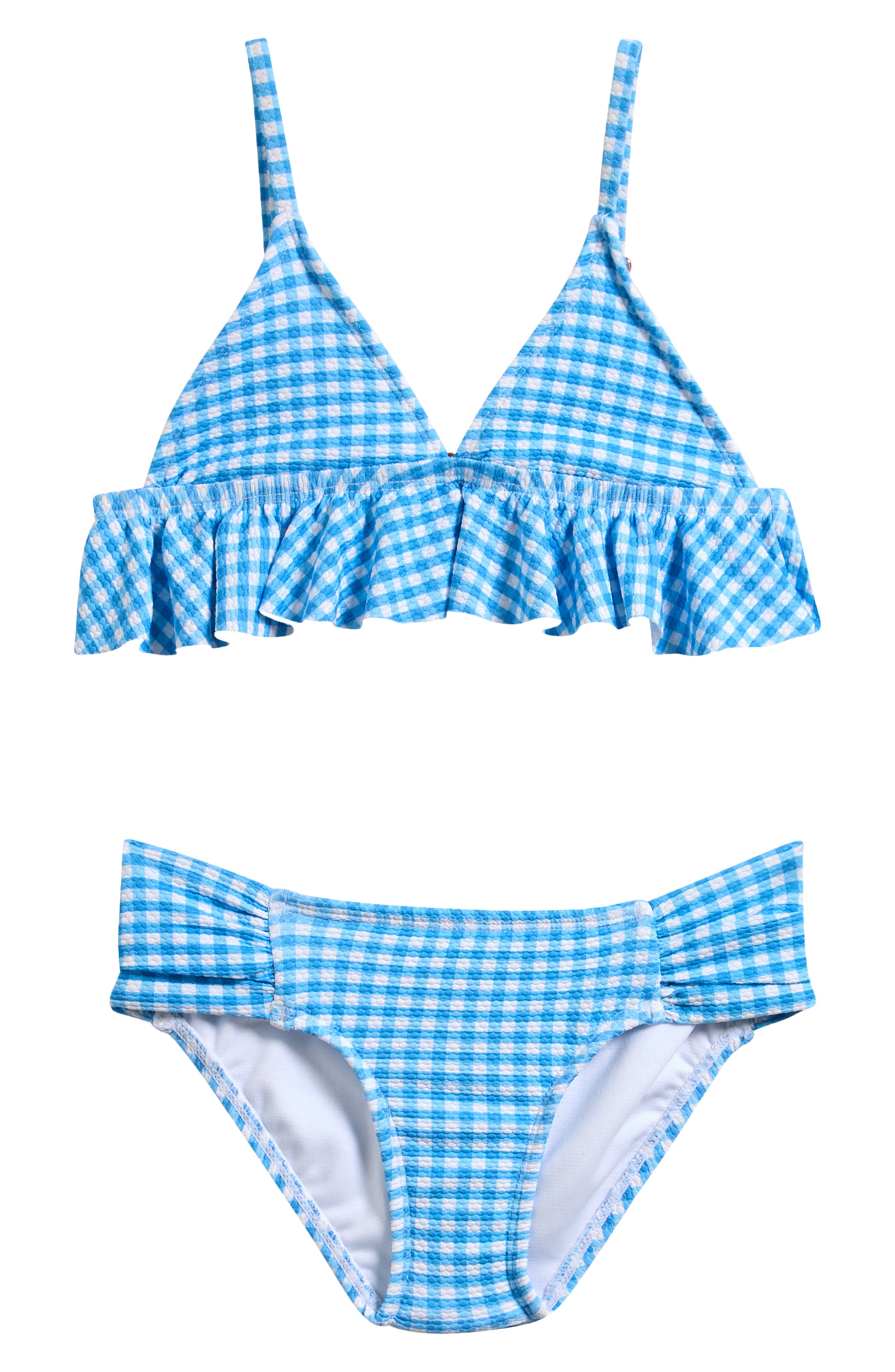 Raisins Kids' Gingham Ruffle Two-Piece Swimsuit
