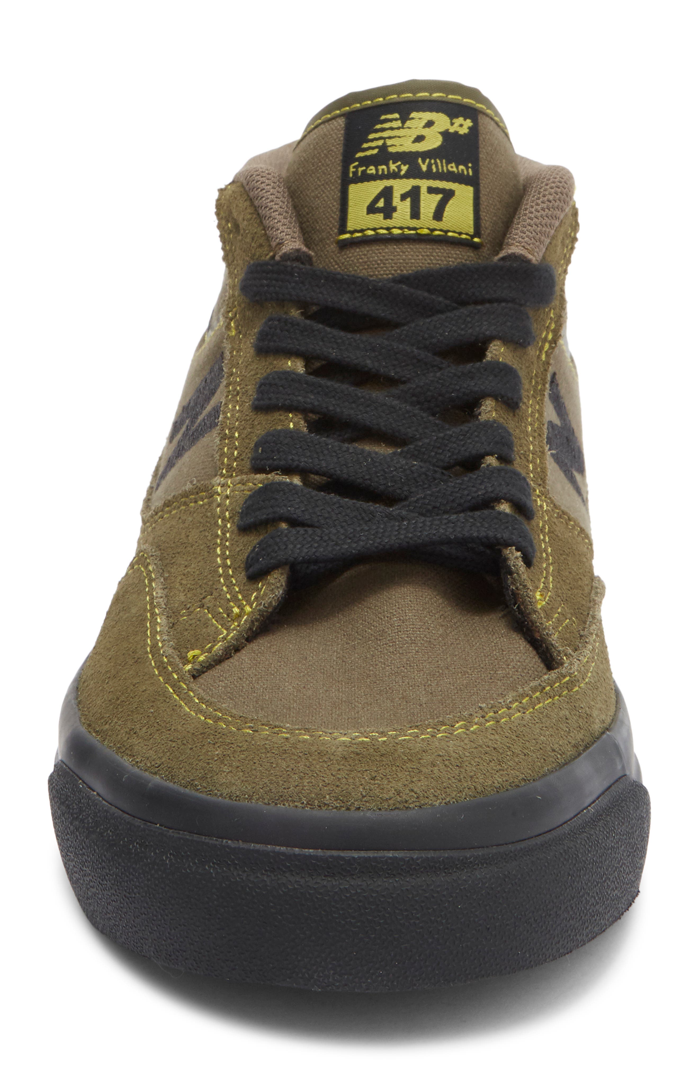 New Balance 417 Franky Villani Sneaker, Alternate, color, Dark Moss/ Black