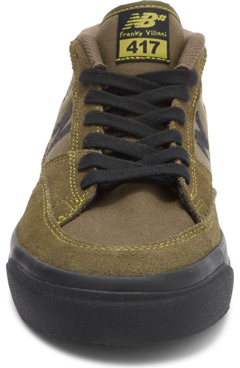 New Balance 417 Franky Villani Sneaker, Alternate, color, Dark Moss/ Black