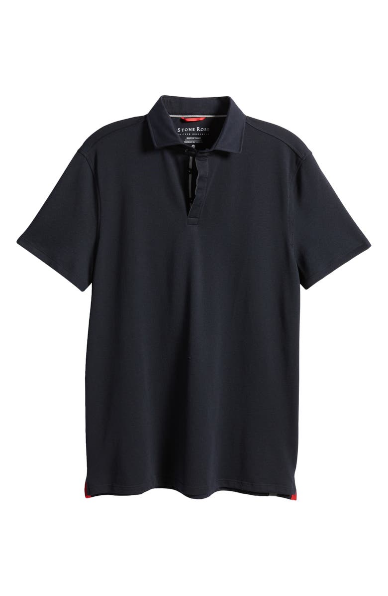 Stone Rose Performance Cotton Piqué Polo, Alternate, color,