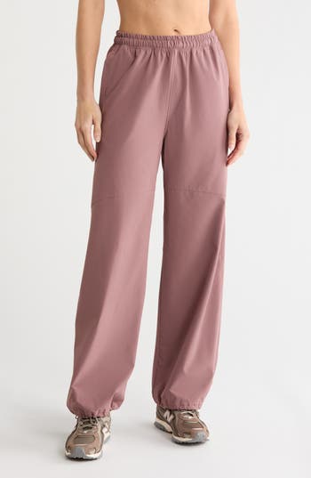 Under Armour Rival Performance Woven Gym Pants in Maroon Mist at Nordstrom Rack, Size Medium