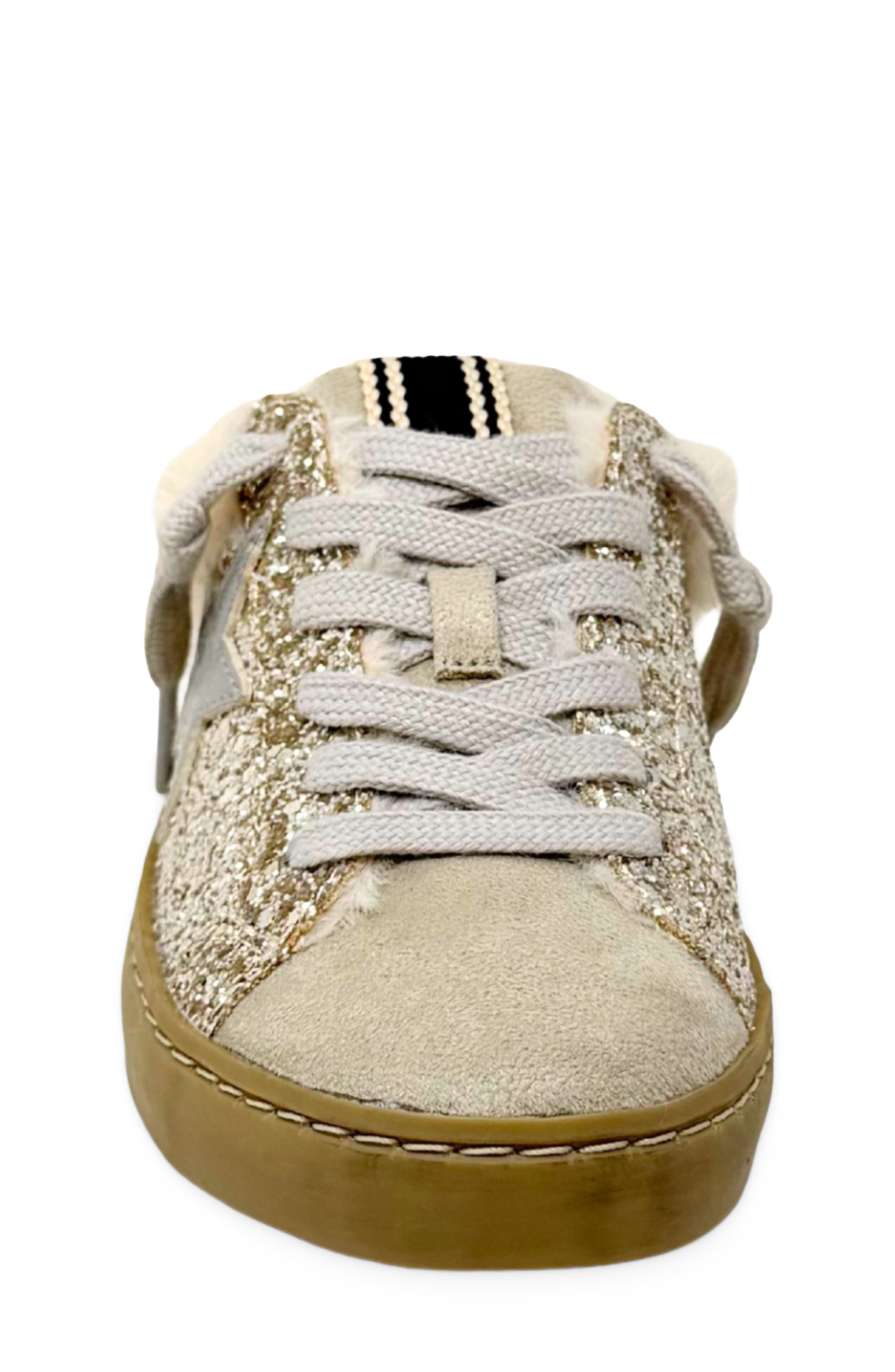 Kids' Pinah Mini Glitter Slip-On Shoe, Alternate, color, GOLD GLITTER
