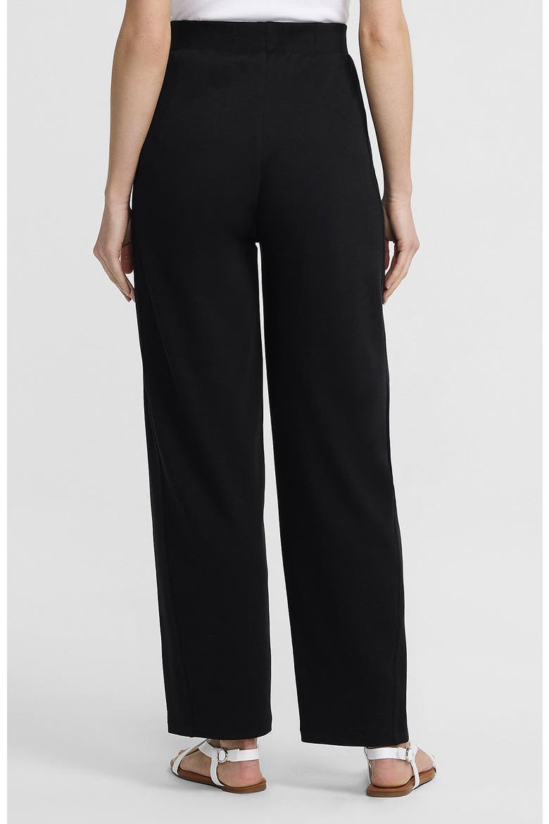Sport Knit High Rise Barrel Ankle Pants, Alternate, color, Black