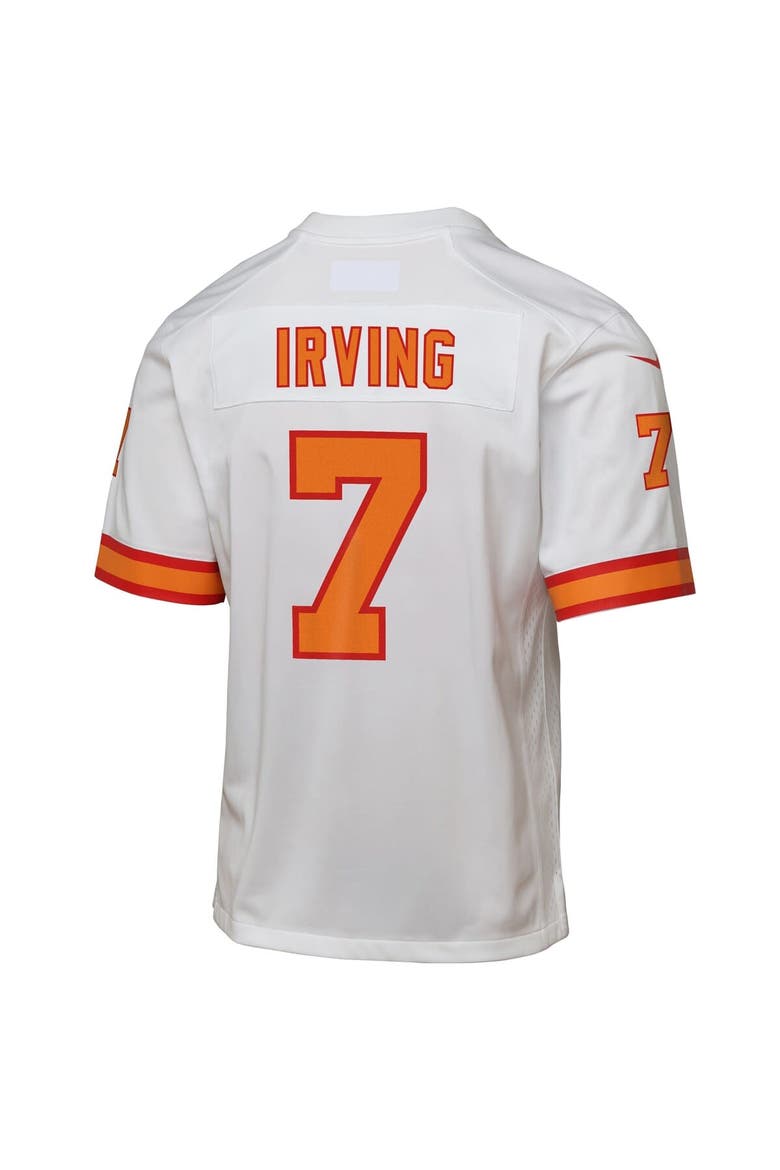 Youth Bucky Irving White '76 Tampa Bay Buccaneers  Game Jersey, Alternate, color, White