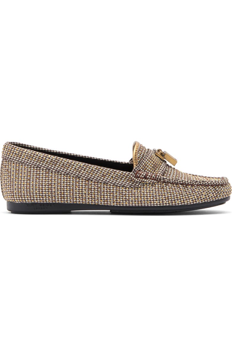 Kurt Geiger London Brixton Houndstooth Loafer, Alternate, color, Dark Beige